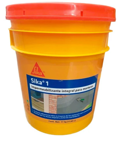 Impermeabilizante Para Mortero Sika-1 Cub 17.89 Lts