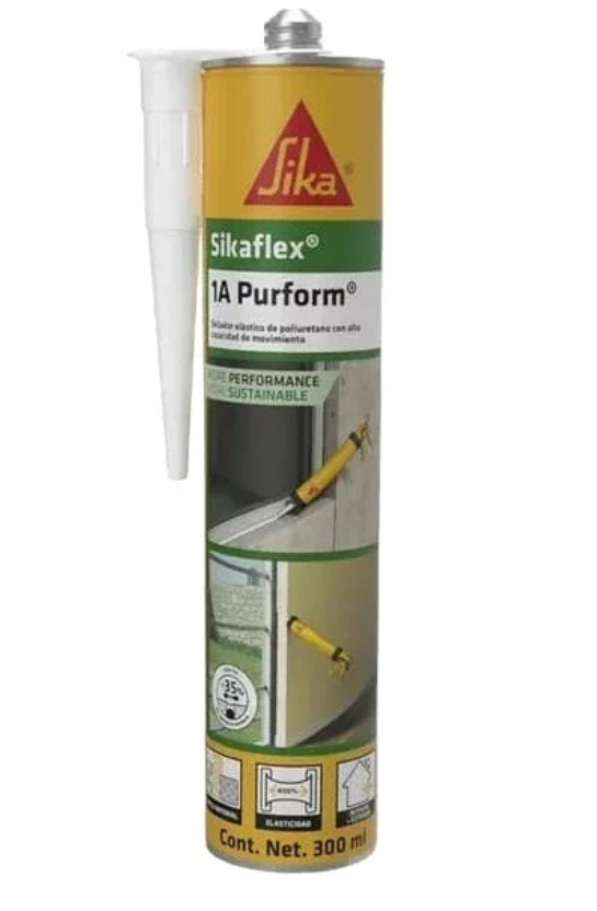 Sellador Poliuretano Sikaflex-1A Gris Purform 300Ml
