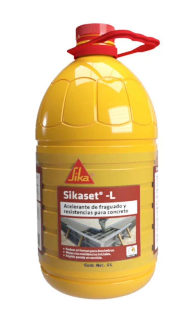 Acelerante Para Concreto Sikaset-L Pet.5Lts