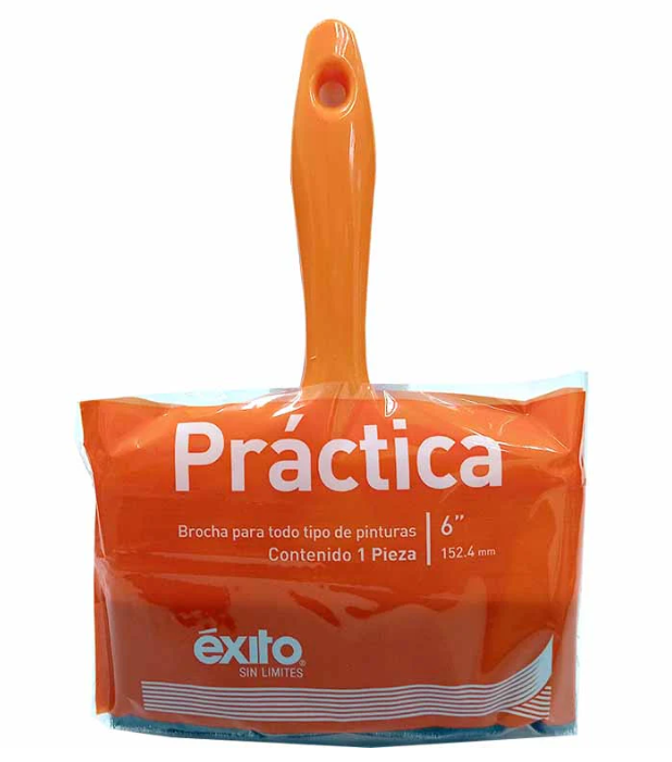 Brocha practica 6" exito