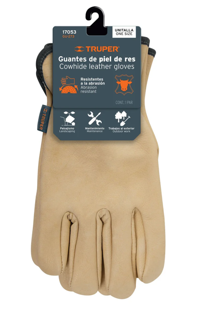 Guantes Piel De Res Gu-273 Par Truper