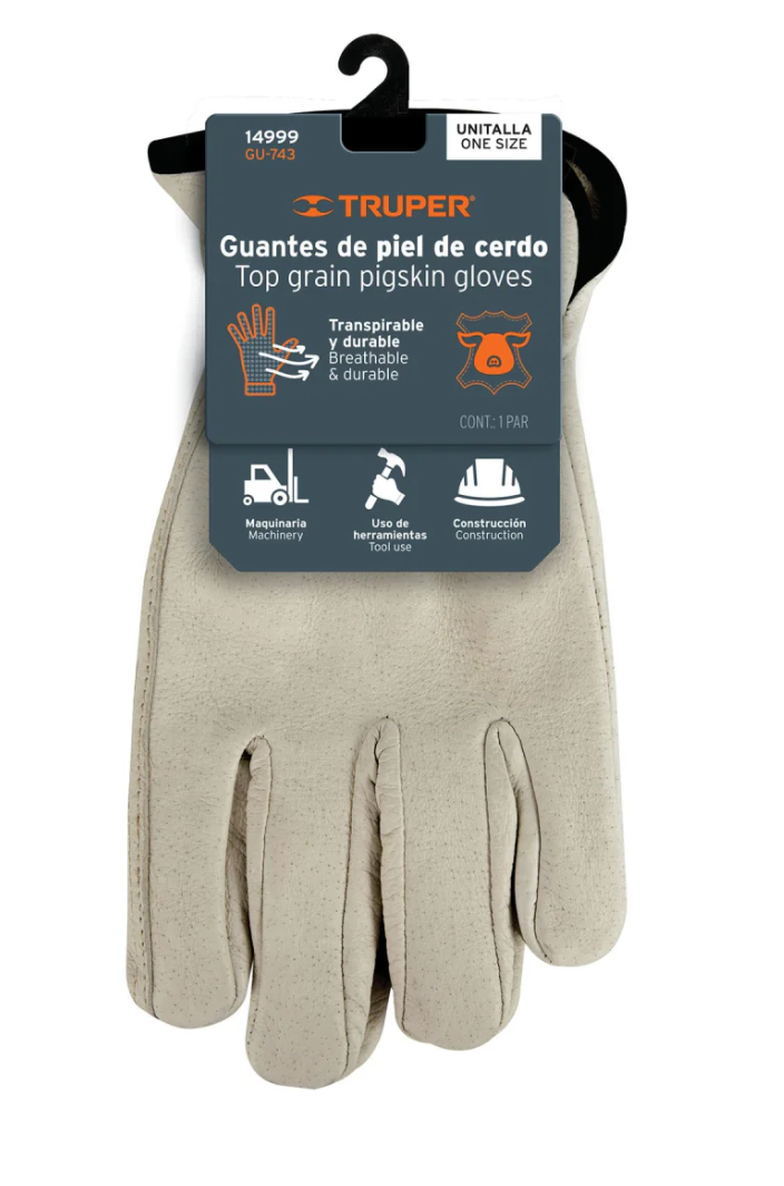 Guante Piel De Cerdo Gu-743 Par Truper