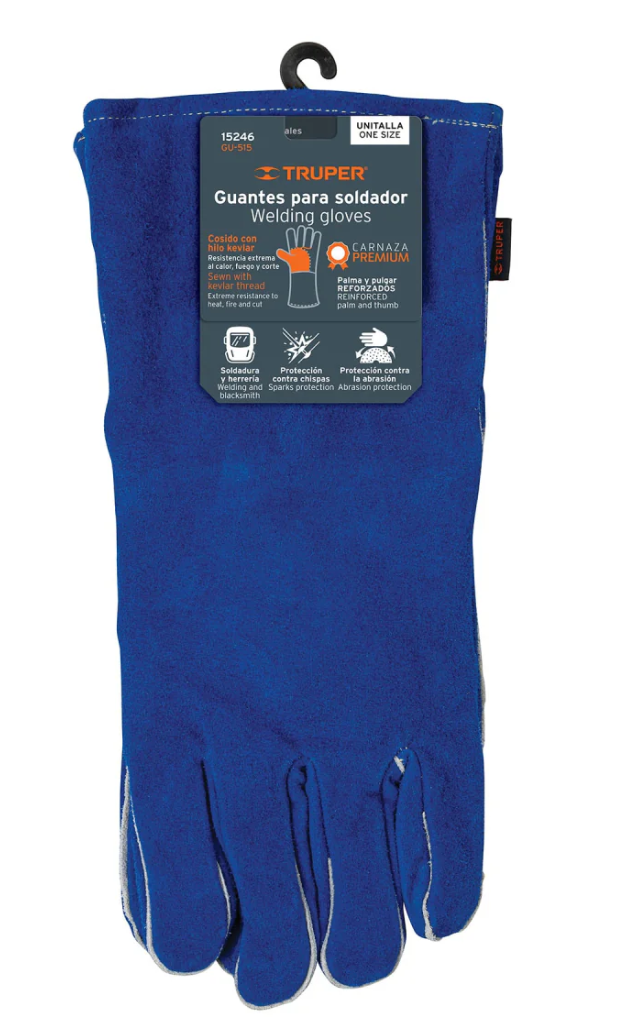 Guantes De Carnaza Para Soldar Gu-515 Truper
