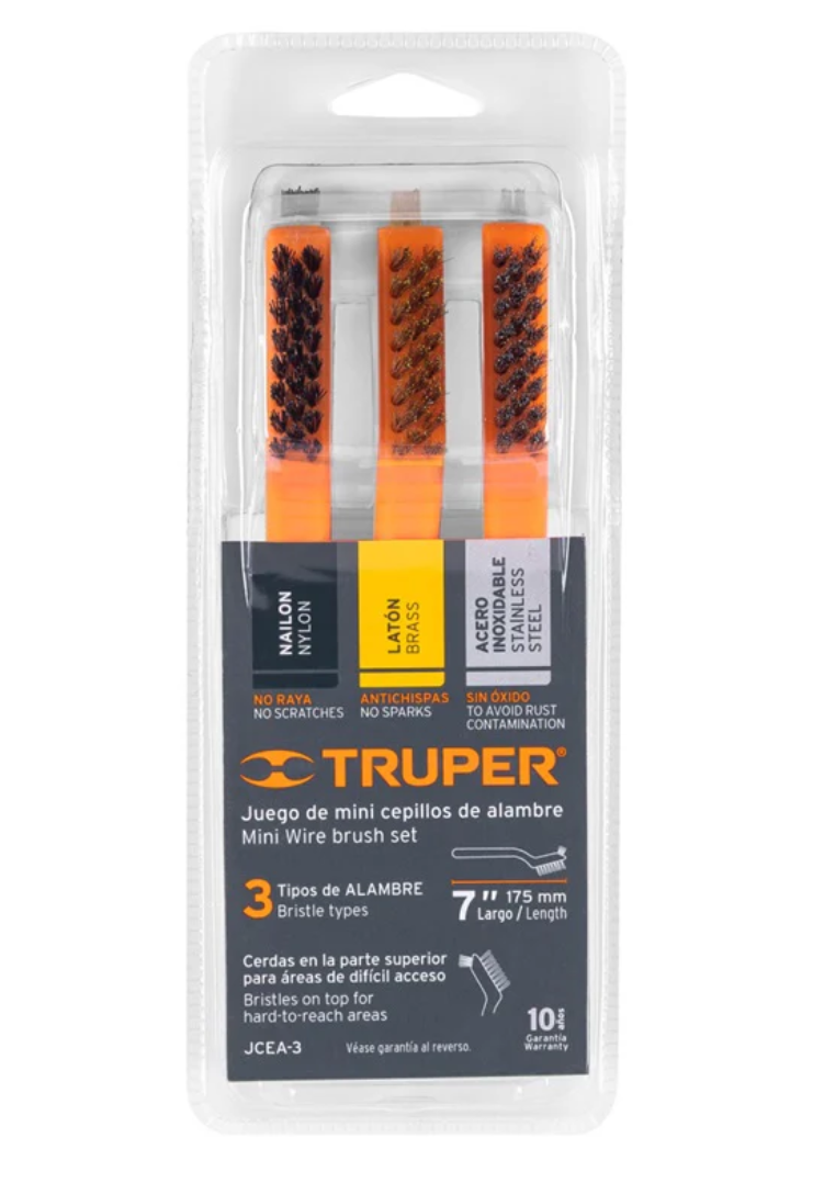 Cepillos de Alambre Mini Juego 3 Piezas Jcea-3 Truper
