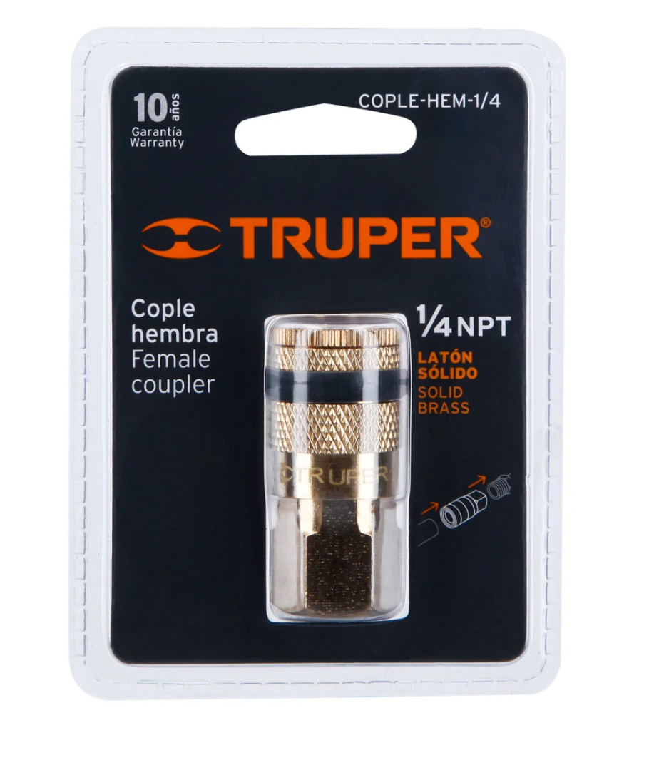 Cople Hembra P/Aire1/4"Npt Cople-Hem-1/4