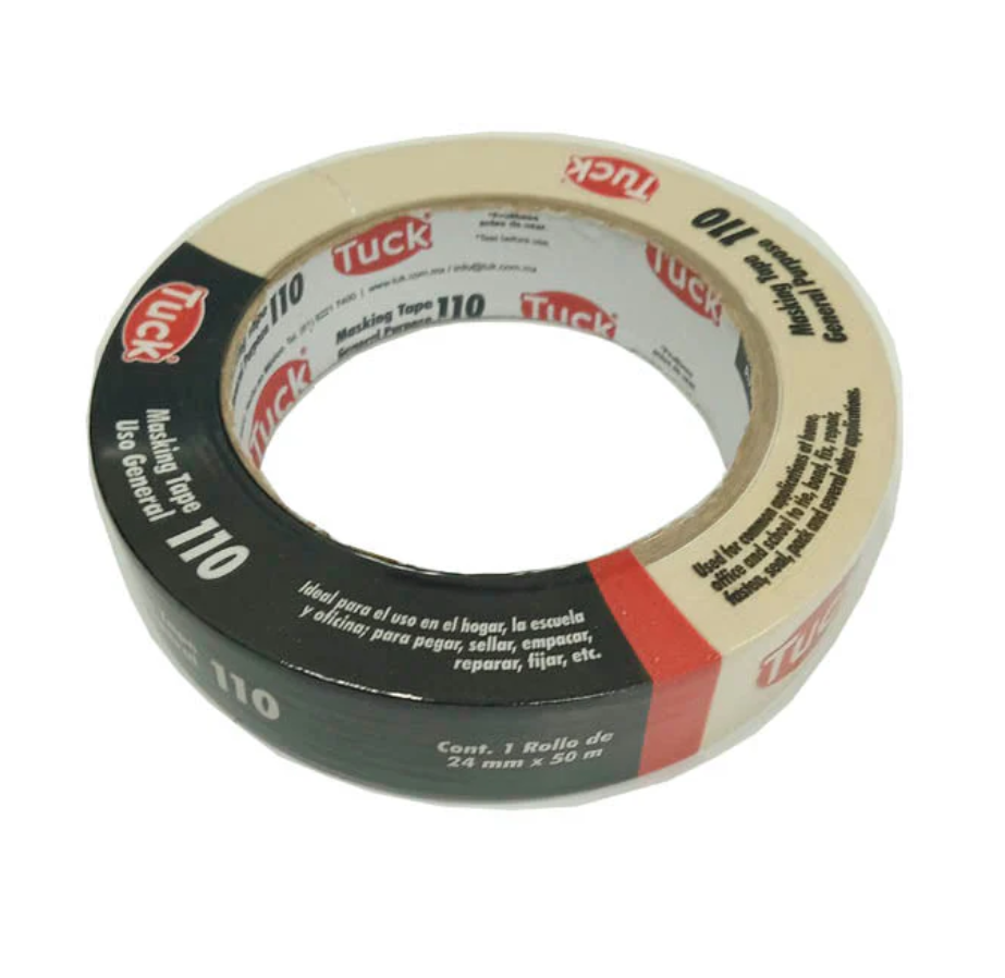 Cinta masking tape tipo 110 24mm x 50mm tuk