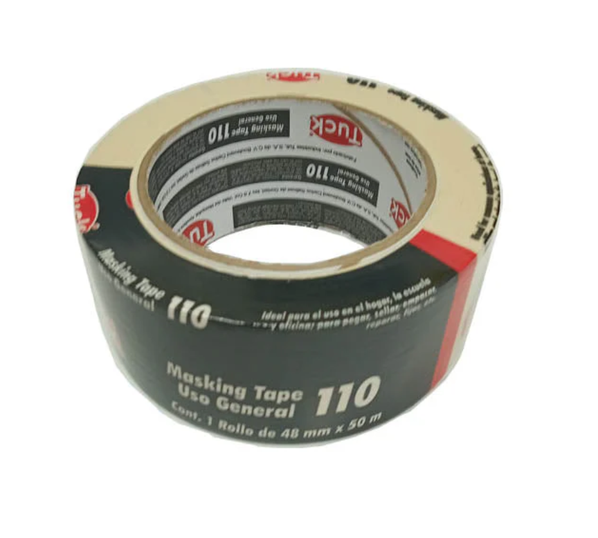 Cinta masking tape tipo 110 48mm x 50mm tuk