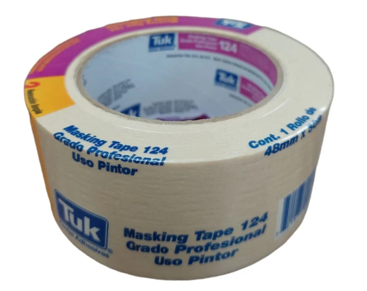 Cinta Masking Tape Tipo 124 48mm x 50mm Tuk