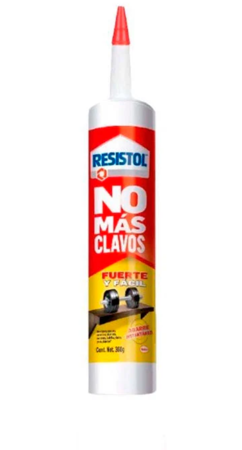 Resistol No Mas Clavos Cartucho 360 Gr.