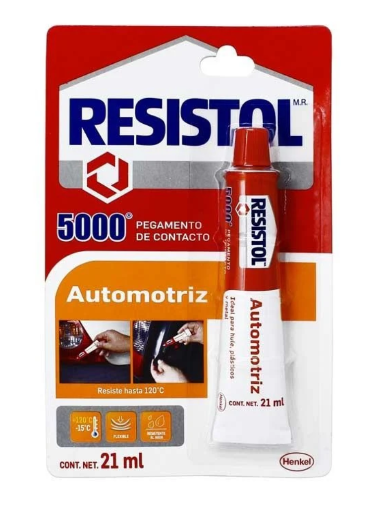 Resistol 5000 Automotriz Tubo Con 21Ml