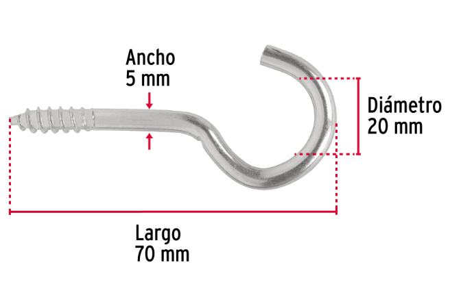 armellas abiertas de 22 x 100