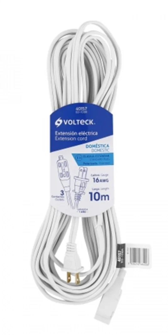 Extensión Eléctrico Domestica 10Mt