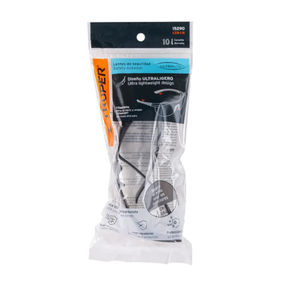 Lentes De Seguridad Mica Gris Len-Ln Truper