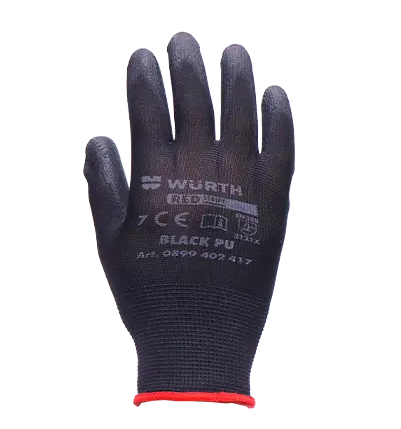 GUANTES DE PROTECCION PU NEGRO