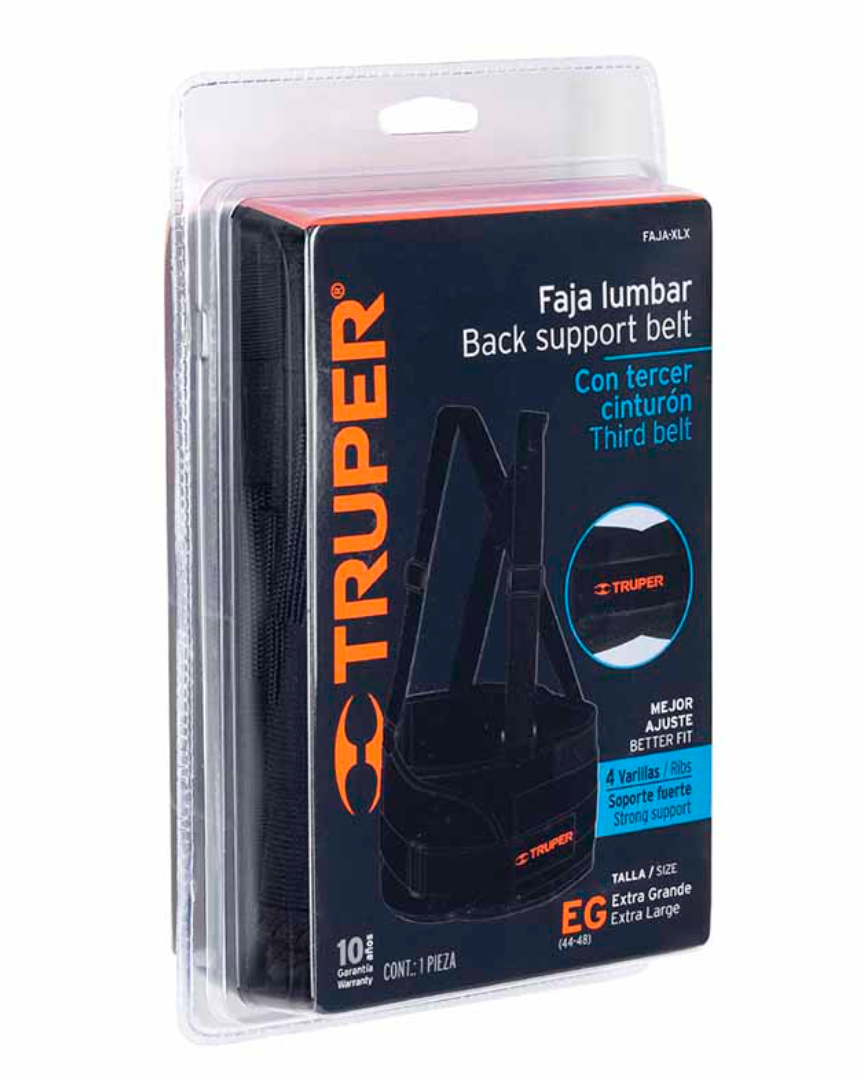 Faja Con Tirantes Ajustable Faja-Xlx