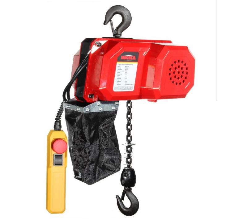 Polipasto Eléctrico 300 kgs, Cadena 3 mts
