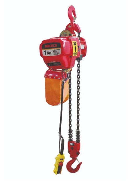 Polipasto Eléctrico Cadena 3 mts, 1 ton